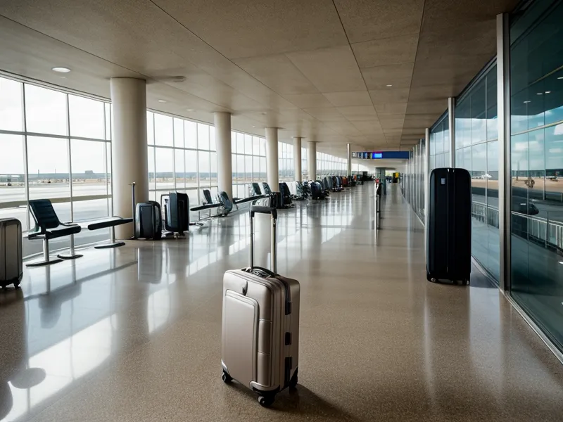 Close-up of high-quality spinner wheels on an airport floor.