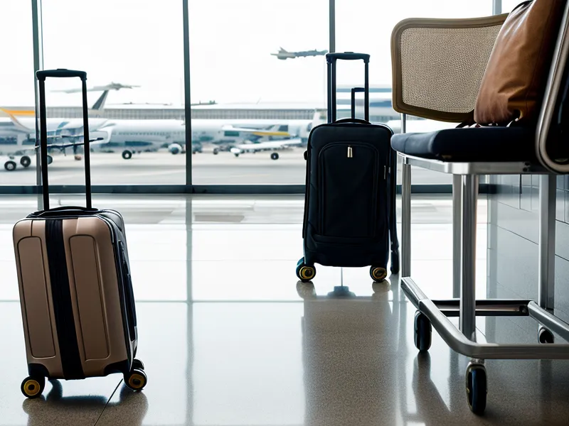 Comparison between a cheap plastic luggage wheel and a high-performance polyurethane wheel