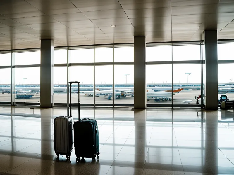 The interior of a carry-on bag packed efficiently without the use of cubes.