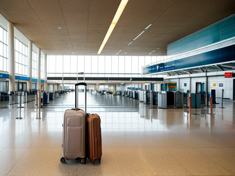 How to repair broken luggage zippers during a business trip — a suitcase zipper track split open on a hotel bed