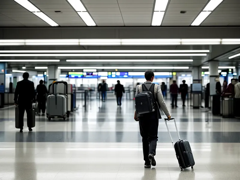 A crowded baggage carousel in a busy airport terminal.