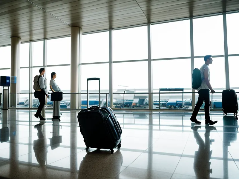 Soft-side business carry-on bag overstuffed with straining zippers, illustrating why carry-on size limits are hard to hold