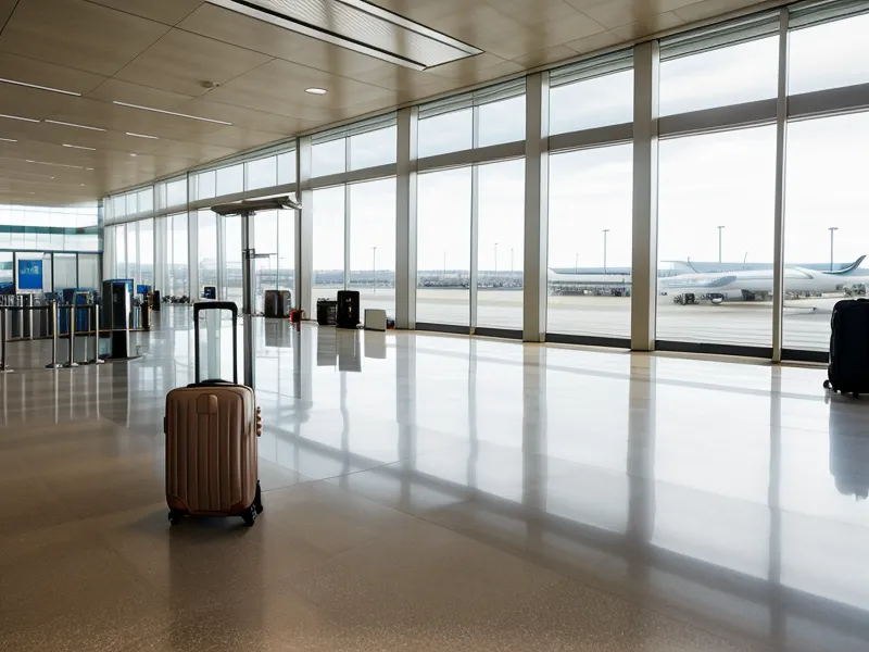 Soft-side carry-on luggage fitting into a small overhead bin, key business travel gear for regional jets