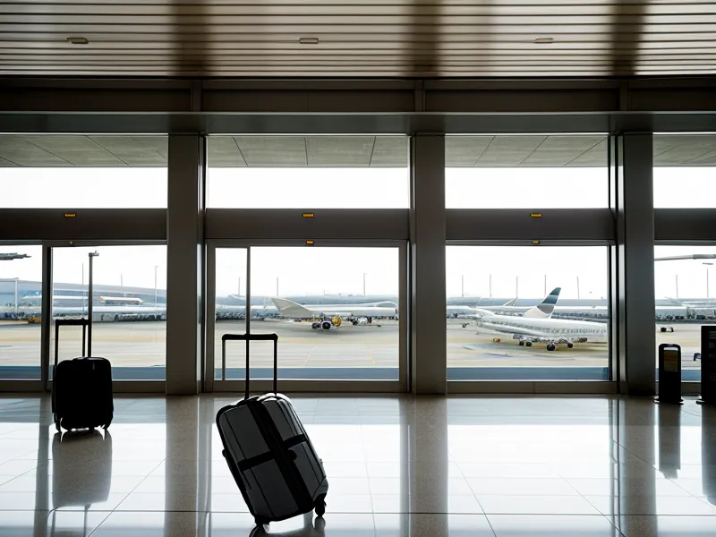 Flight crew rolling professional Travelpro luggage through the airport, durable gear for business travel