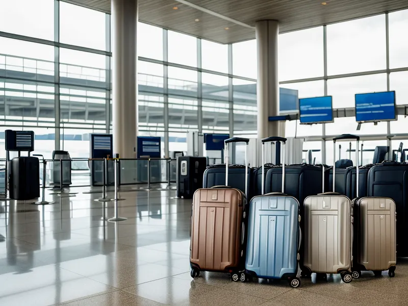 Side-by-side comparison of an exposed hardshell spinner wheel and a recessed two-wheel design for business travel carry-ons